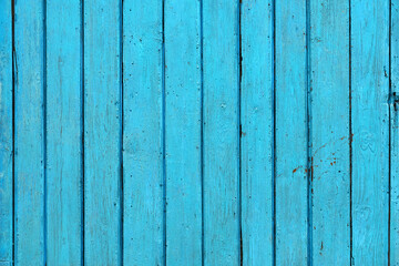 blue hardwood fence boarding background