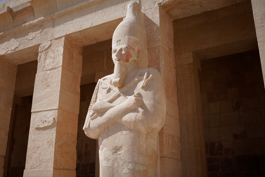 Mortuary Temple of Hatshepsut in valley of the kings, 2021.