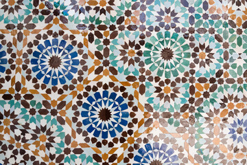 Wall decoration of the Grande Mosquee de Paris