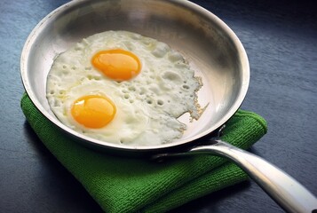 Breakfast time with eggs