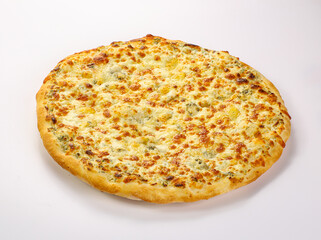 Italian traditional Pizza four cheeses
