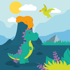 green t-rex card © Jeronimo Ramos