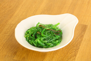 Japanese traditional seaweed salad Chukka