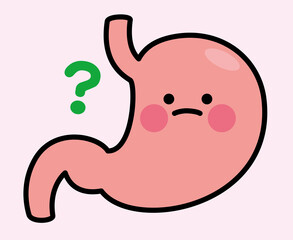胃　キャラクター　ハテナ