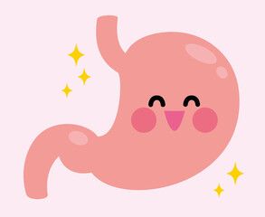 胃　キャラクター　笑顔