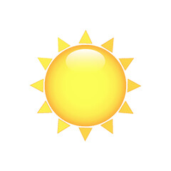 sun icon vector illustration EMOJI