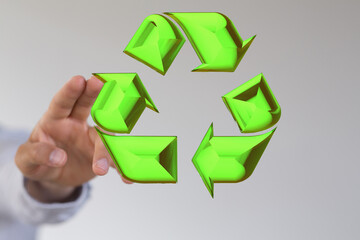 Recycled eco zero waste lifestyle. Ecological design Recycle