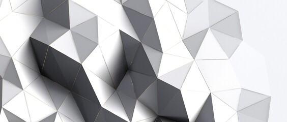 Fototapeta premium Abstract white and grey on light silver background modern design