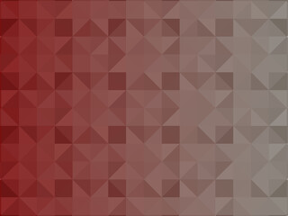 Abstract burgundy low-polygons generative background, illustration. Triangular pixelation.