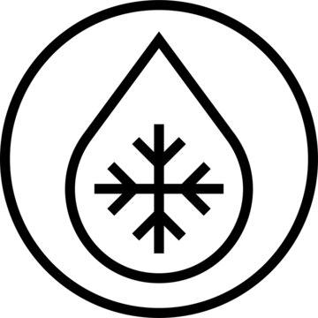 Cold pressed label line icon, vector illustration