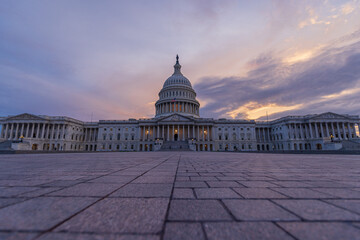 Capitol Hill during blue hour, Washington D.C.