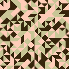 Obraz premium Abstract Geometric Pattern generative computational art illustration