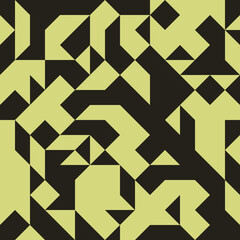 Abstract Geometric Pattern generative computational art illustration