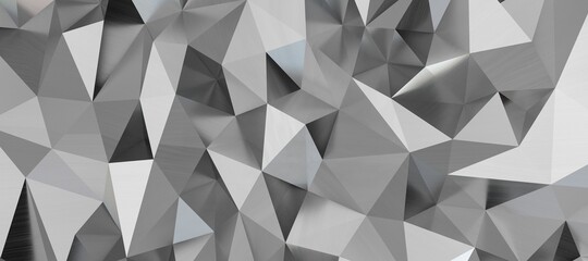 shape. Distorted low poly backdrop with sharp lines.