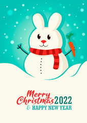 Merry Christmas Card. Happy New Year.