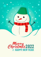 Merry Christmas Card. Happy New Year.