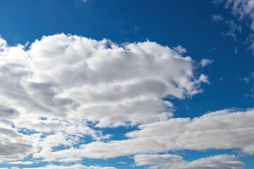 Naklejka na ściany i meble View of a cloudy sky for background