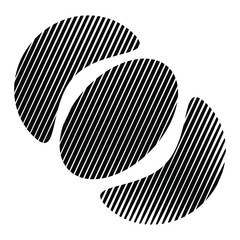 Aesthetic organic blob element. Boho slyle design form