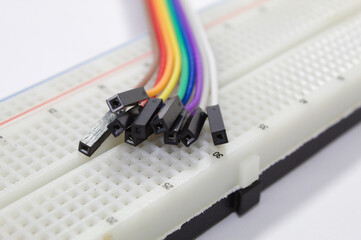 Colored wires for use in electronics