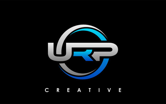 URP Letter Initial Logo Design Template Vector Illustration