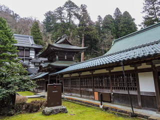 Obraz premium 永平寺境内の景色