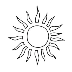abstract sun vector illustration