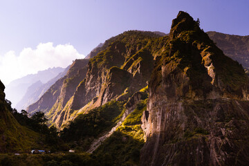 Traveling Nepals Landscape and Mountains