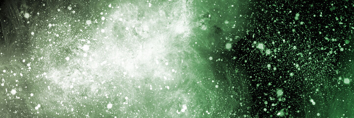 abstract space, colorful nebula, stars and sky