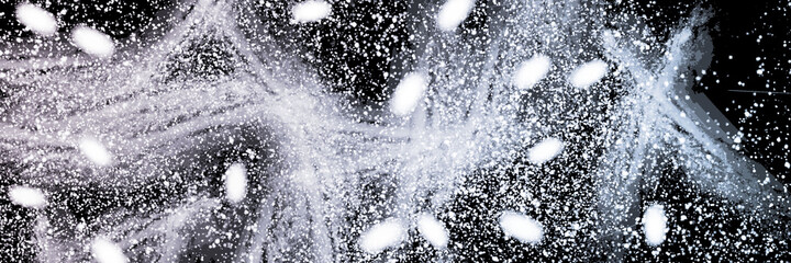 abstract space, colorful nebula, stars and sky