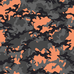 Full seamless camouflage texture skin pattern vector for military textile. Usable for Jacket Pants Shirt and Shorts. Dirty army camo masking design for hunting fabric print and wallpaper.  © MSK Design