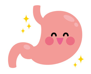 胃　キャラクター　笑顔