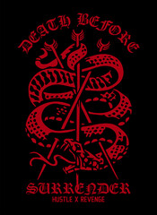 snake silhouette concept illustration vector