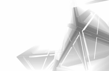 architecture building 3d illustration