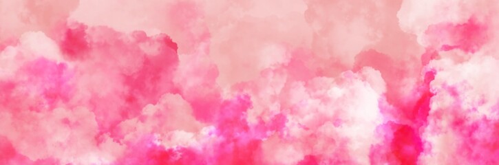 Abstract background painting art with red and pink watercolor paint brush for Christmas holidays poster, banner, website, or presentation design.