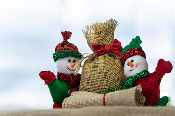 Merry Christmas concept. I wish you a merry Christmas. There is space for text.