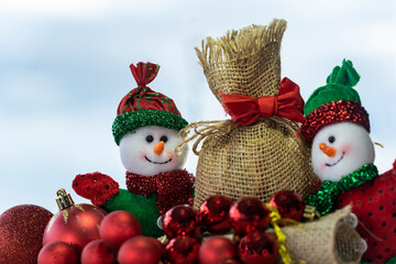 Merry Christmas concept. I wish you a merry Christmas. There is space for text.