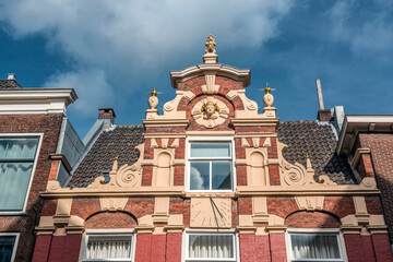 Fototapeta na wymiar Architectural detail from the streets of Leiden