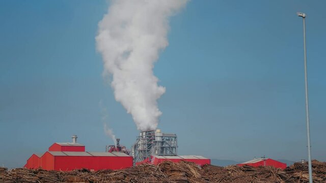 Pollutes the air with smoke coming from the pipe. 