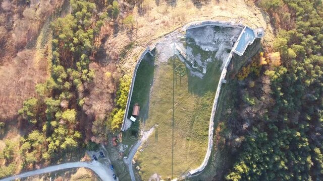 View from a height of the castle 