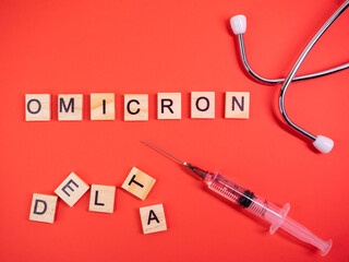 Omicron variant replaces Delta. Emergence of new dangerous strain of coronavirus COVID-19 Omicron....
