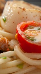 Espaguete com Frutos do Mar