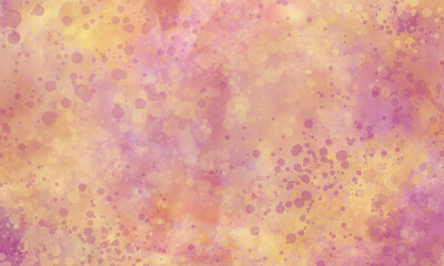 Watercolor background in pink, yellow and purple tones. Copy space, horizontal banner.