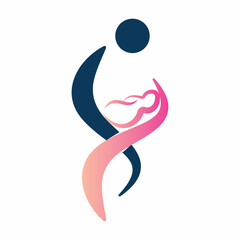 Mother holding newborn baby in arms. Woman breastfeeding child.
