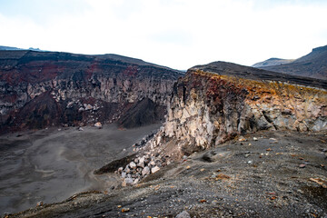 阿蘇中岳の火口・カルデラ