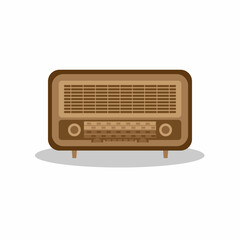 Old radio. Radio commonly used in the fifties