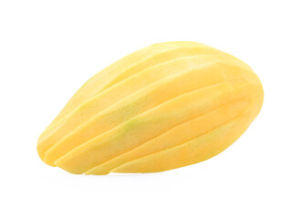 mango slice isolated on white background Clipping Path
