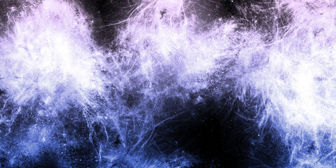 abstract space, colorful nebula, stars and sky