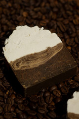 Photos of handmade coffee soap