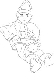 Bima traditional clothes, one of the customs in Indonesia