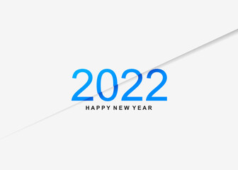 happy new year 2022 text design